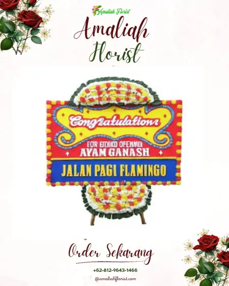 Sewa Papan Bunga Pulo Berayan Kota